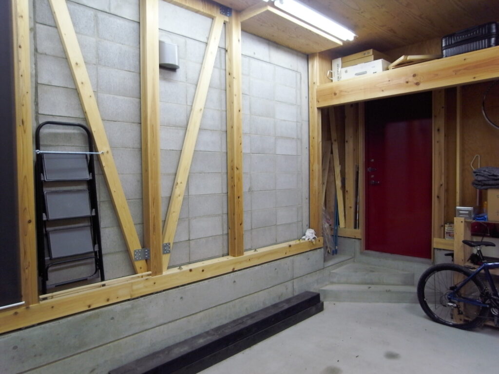 神戸・上津台のガレージハウス